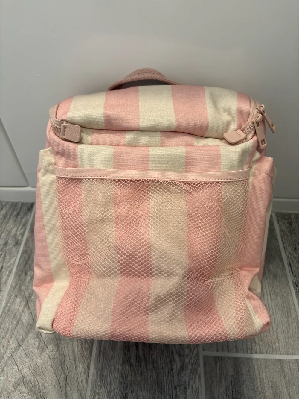 Poppy & Peonies Pink Stripe Women's Lunchbox - Picture 2 of 3